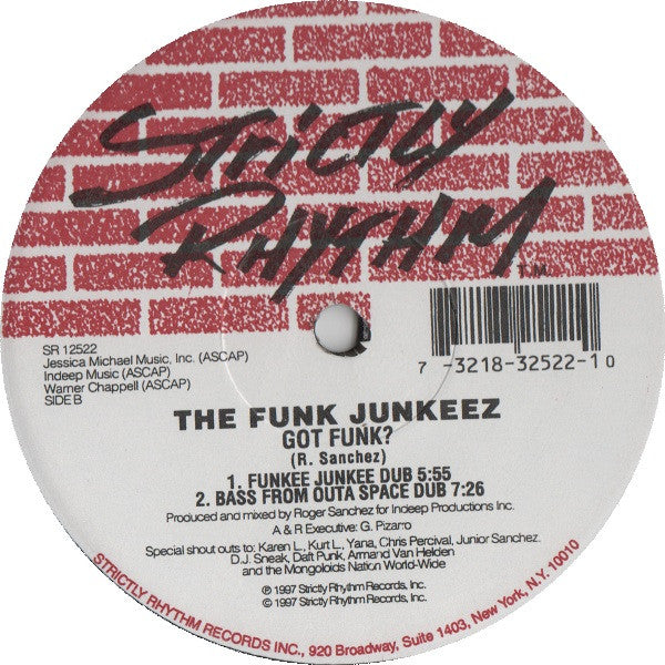 The Funk Junkeez* : Got Funk? (12")