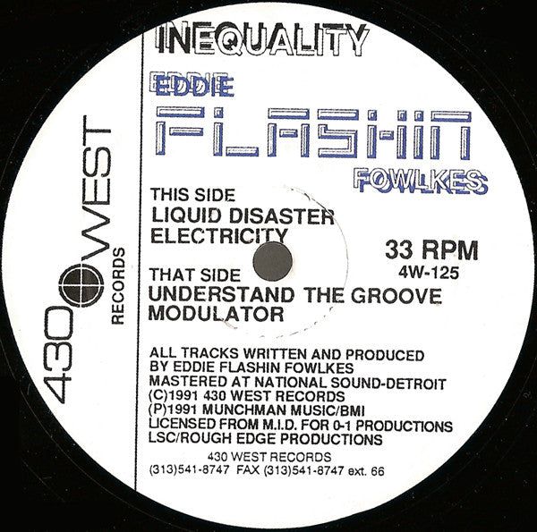 Eddie Flashin Fowlkes* : Inequality (12")