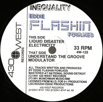 Eddie Flashin Fowlkes* : Inequality (12")