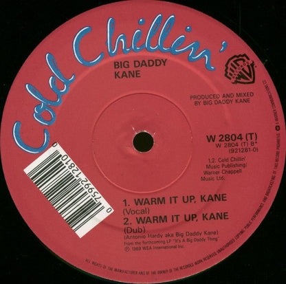 Big Daddy Kane : Smooth Operator / Warm It Up Kane (12")