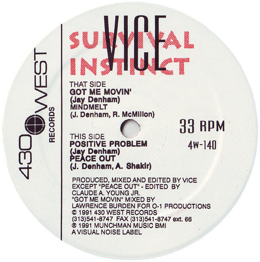 Vice : Survival Instinct (12")