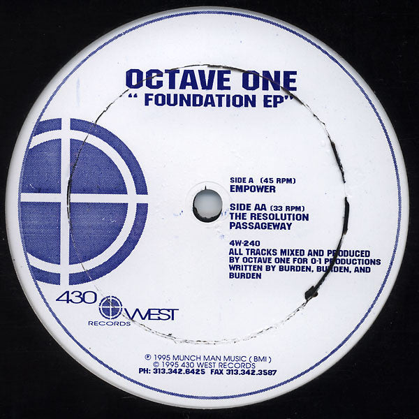 Octave One : Foundation EP (12", EP)