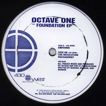 Octave One : Foundation EP (12", EP)