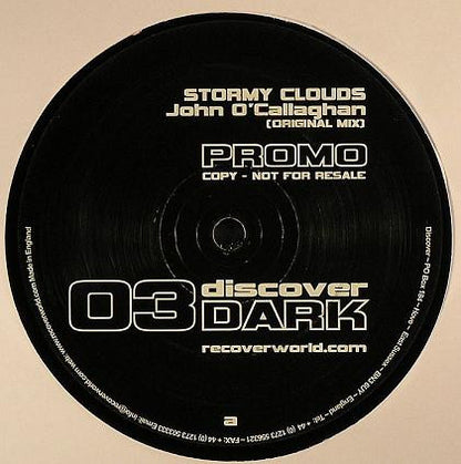 John O'Callaghan : Stormy Clouds (12", Promo)