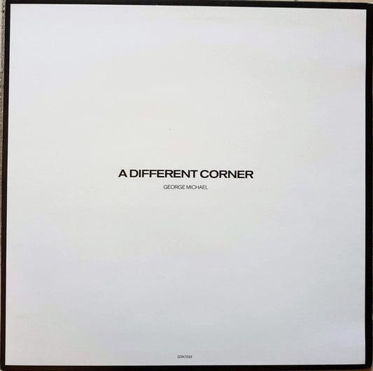 George Michael : A Different Corner (12", Single, Gat)