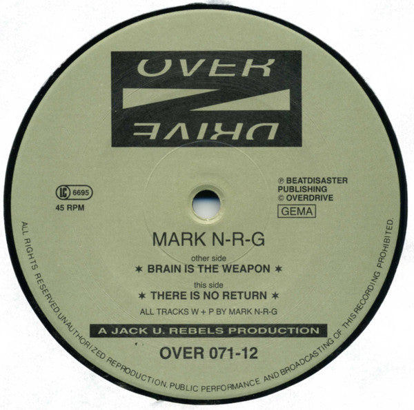Mark N-R-G : Brain Is The Weapon (12")