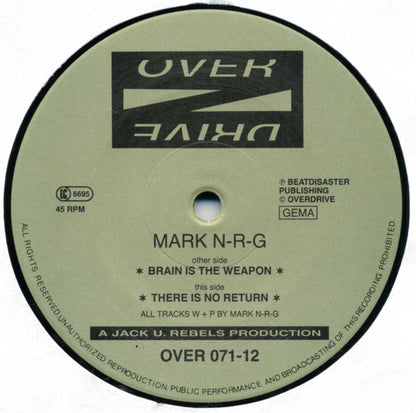 Mark N-R-G : Brain Is The Weapon (12")