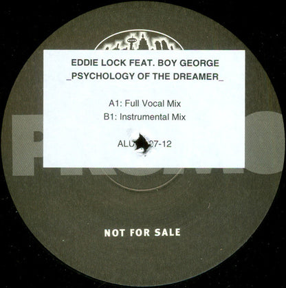 Eddie Lock Feat. Boy George : _Psychology Of The Dreamer_ (12", Promo)
