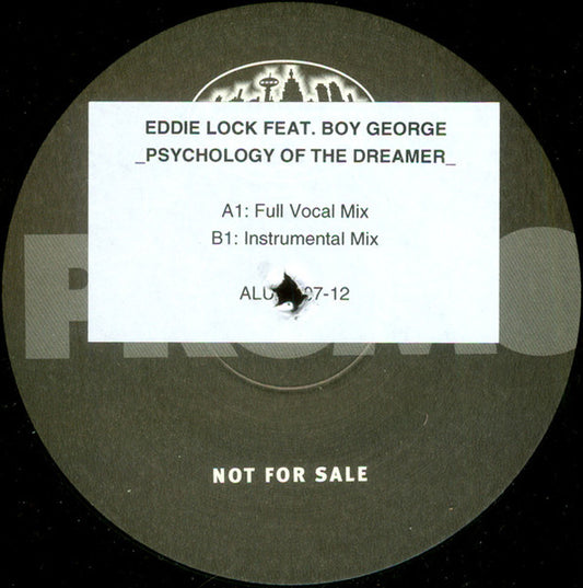 Eddie Lock Feat. Boy George : _Psychology Of The Dreamer_ (12", Promo)