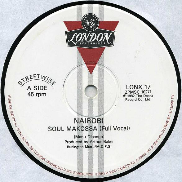 Nairobi : Soul Makossa (12", Single)