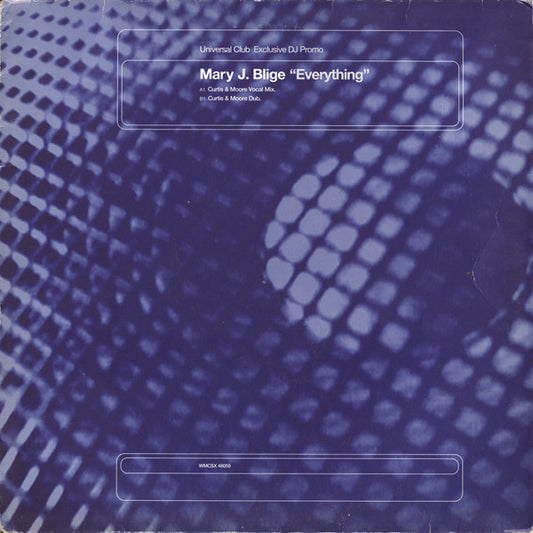 Mary J. Blige : Everything (12", Promo)