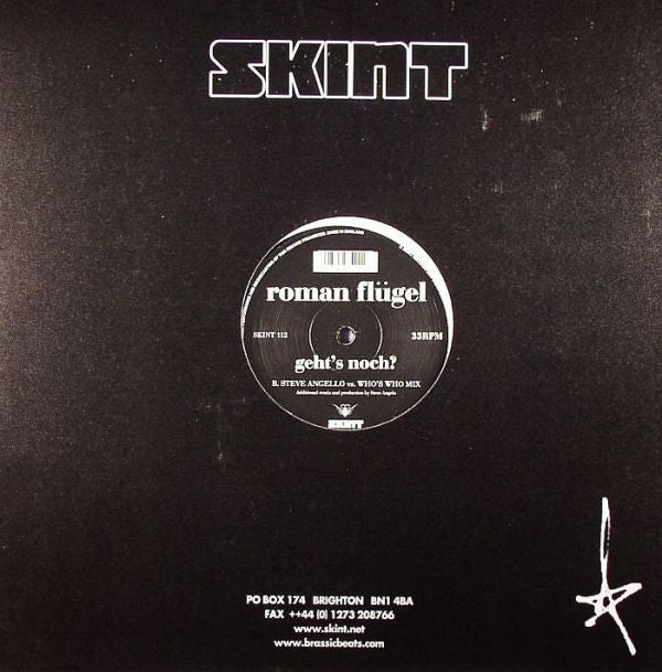Roman Flügel : Geht's Noch? (12")