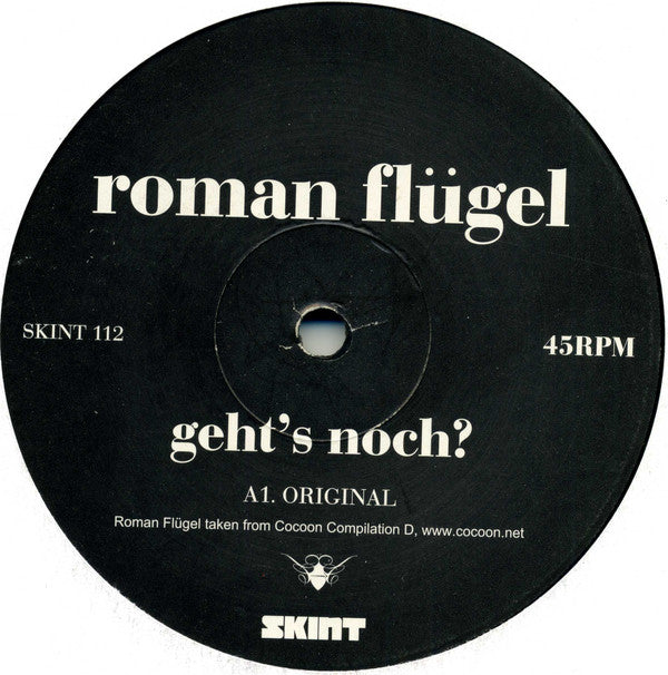 Roman Flügel : Geht's Noch? (12")