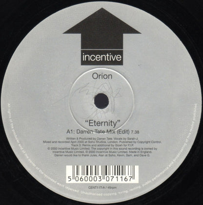 Orion : Eternity (12")