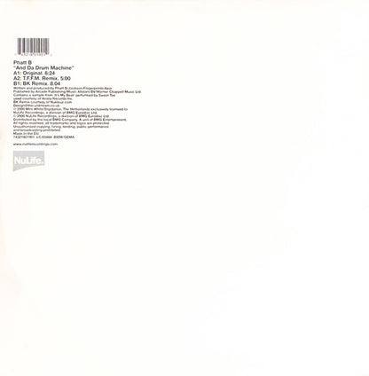 Phatt B* : And Da Drum Machine (12")