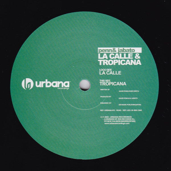 Penn & Jabato : La Calle & Tropicana (12")