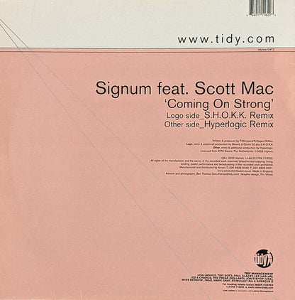 Signum Feat. Scott Mac : Coming On Strong (12", Two)