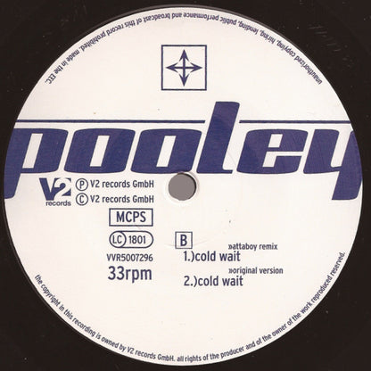Ian Pooley : Cold Wait (12")