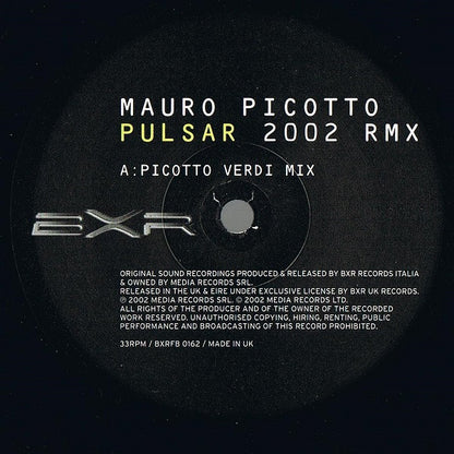 Mauro Picotto : Pulsar 2002 Rmx (12")