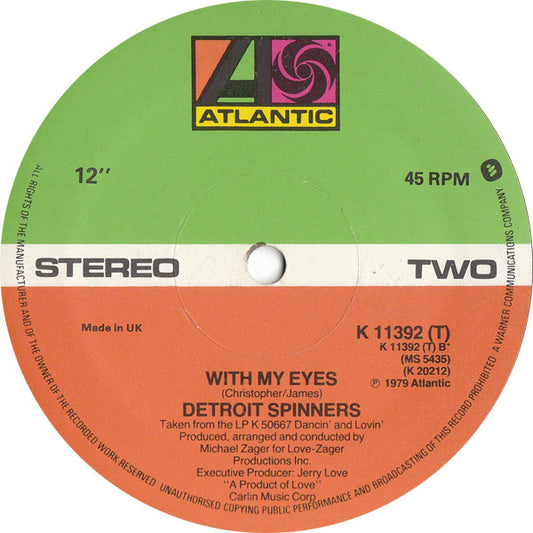 Detroit Spinners* : Body Language (12", Single)