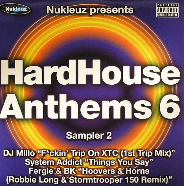 Various : HardHouse Anthems 6  - Sampler 2 (12", Smplr)