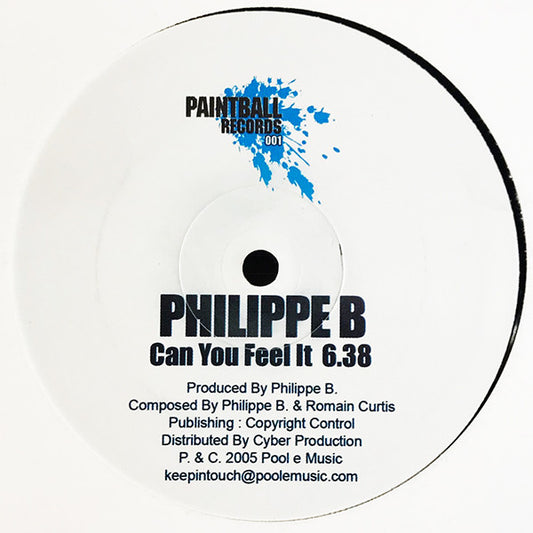 Philippe B. : Can You Feel It (12", S/Sided)