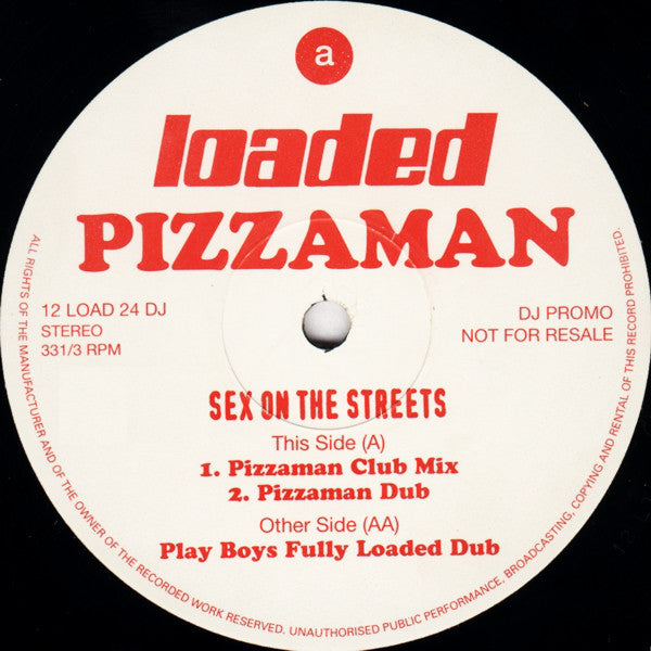 Pizzaman : Sex On The Streets (12", Promo)