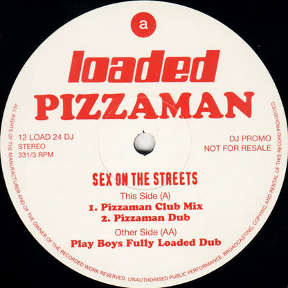 Pizzaman : Sex On The Streets (12", Promo)