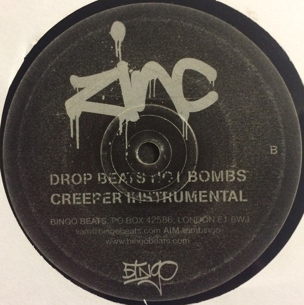 Zinc* : Drop Beats Not Bombs (3x12")