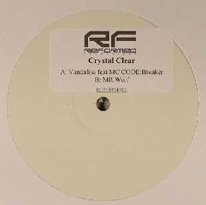 Crystal Clear (2) : Vandalise / Mr. Wolf (12", Promo, W/Lbl, Sti)