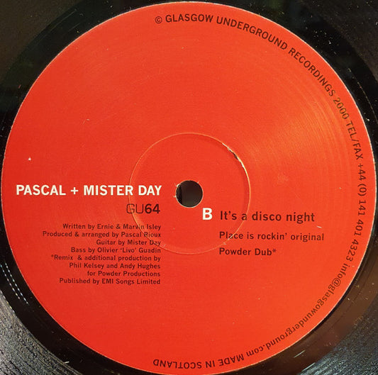 Pascal & Mister Day : It's A Disco Night (12")