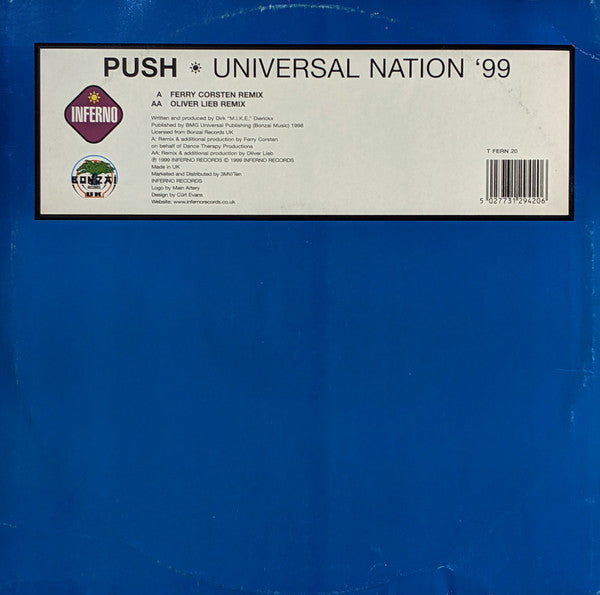 Push : Universal Nation '99 (12")