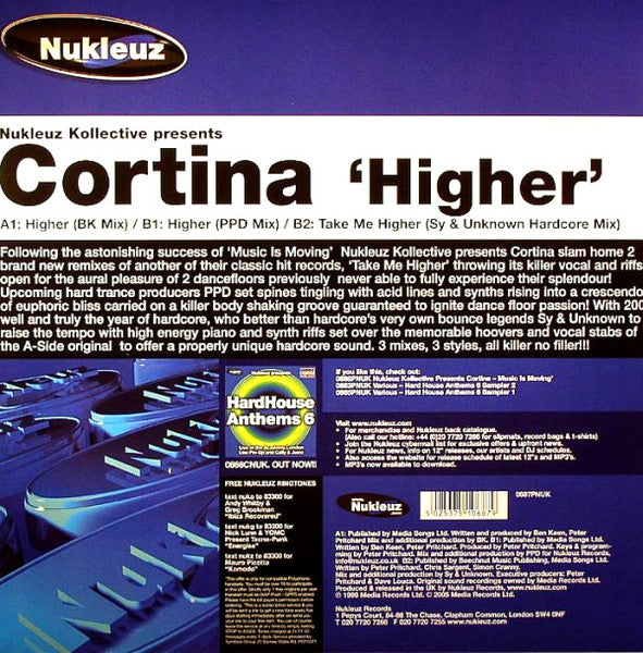 Nukleuz Kollective Presents Cortina : Higher (12")