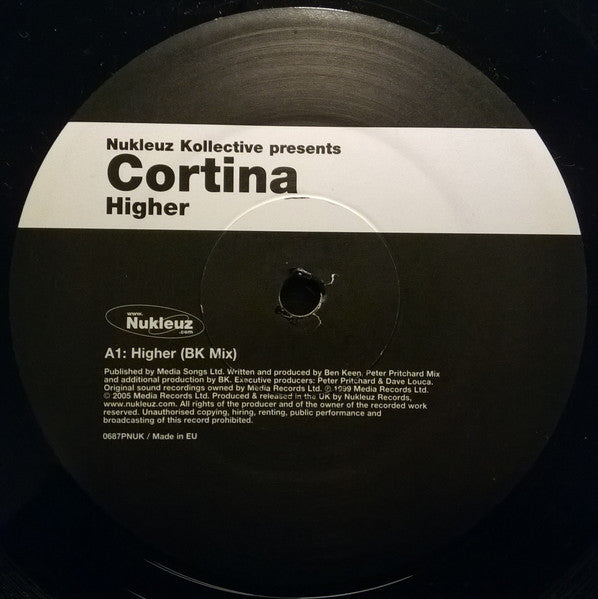 Nukleuz Kollective Presents Cortina : Higher (12")