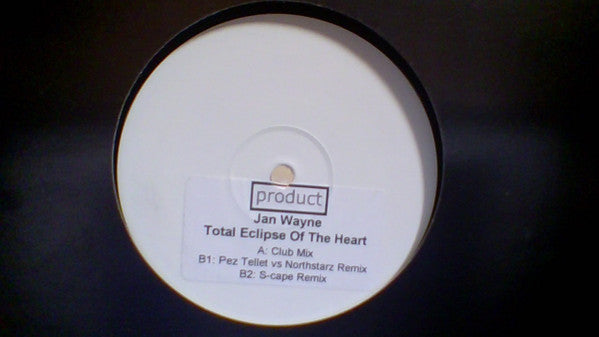 Jan Wayne : Total Eclipse Of The Heart (12", Promo, W/Lbl)