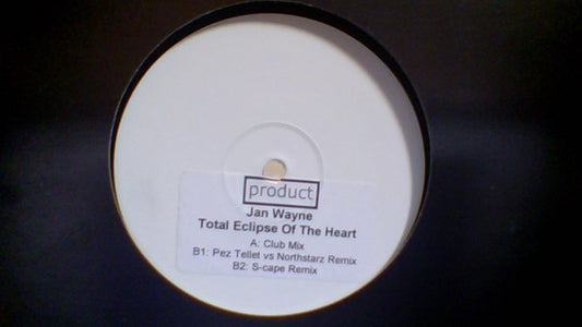 Jan Wayne : Total Eclipse Of The Heart (12", Promo, W/Lbl)