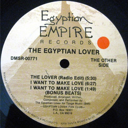 The Egyptian Lover* : The Lover (Long Version) (12")