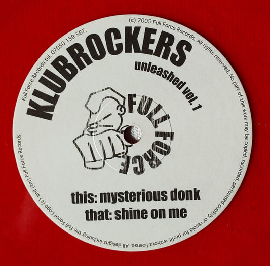 Klubrockers : Unleashed Vol.1 (12", Red)
