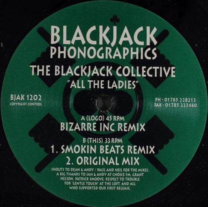 Blackjack Collective : All The Ladies (12")