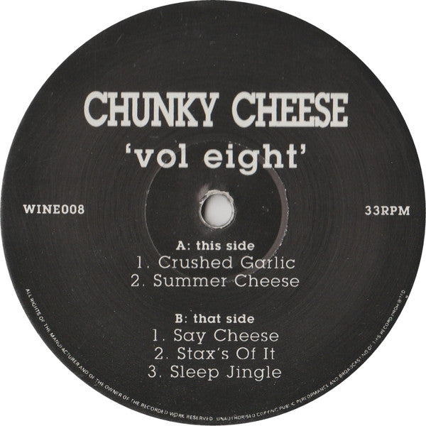 Chunky Cheese : Vol Eight (12")