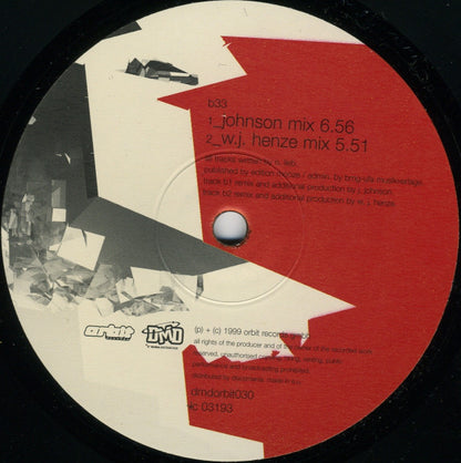 Oliver Lieb : Subraumstimulation (12")