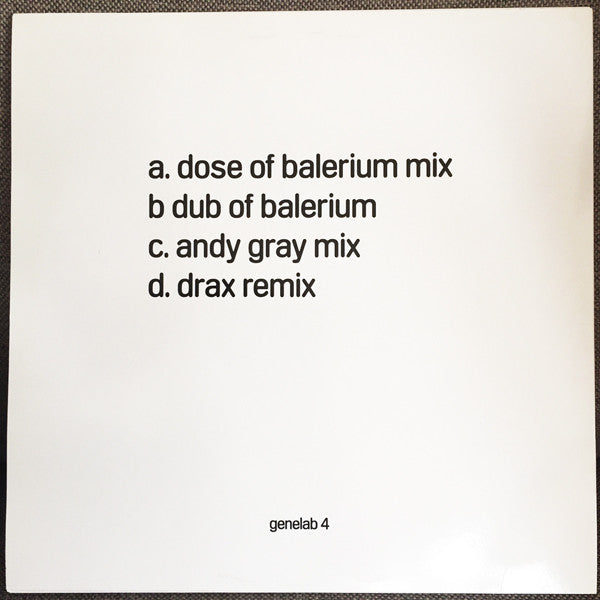 Genelab : Out Of My Head (The Mixes) (2x12", Promo)