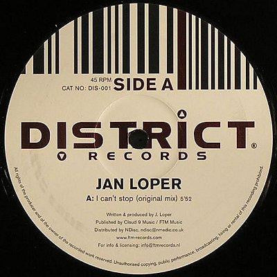 Jan Loper : I Can't Stop (12")