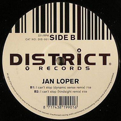 Jan Loper : I Can't Stop (12")