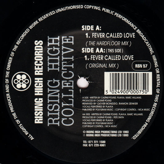 Rising High Collective : Fever Called Love (12")