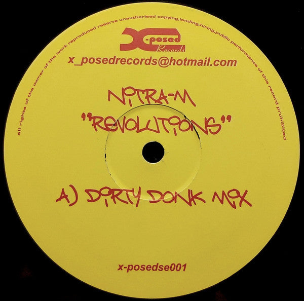 Nitra-M : Revolutions (12", S/Sided)