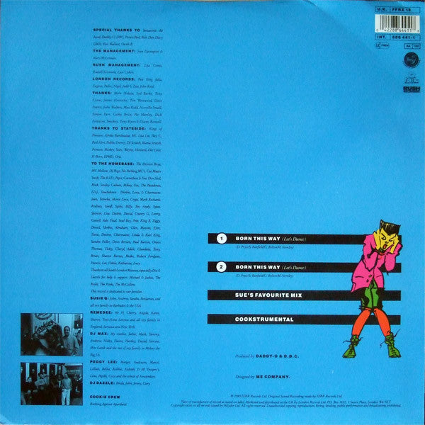 Cookie Crew* : Born This Way (Let's Dance) (12")