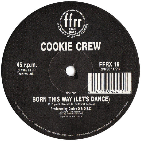 Cookie Crew* : Born This Way (Let's Dance) (12")