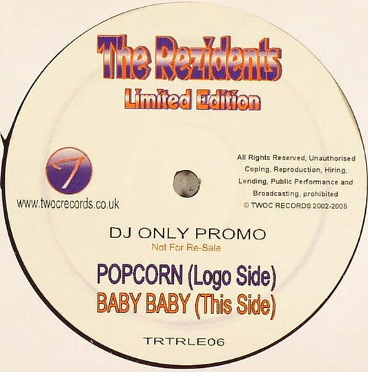 The Rezidents : Popcorn (12", Ltd, Promo)