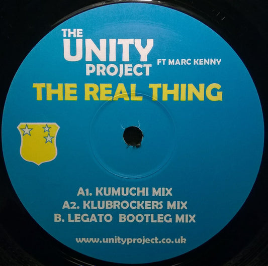 Unity Project Ft Marc Kenny : The Real Thing (12")